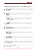 Preview for 4 page of Rotel HEATINGPAD510CH1 Instructions For Use Manual