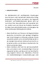 Preview for 6 page of Rotel HEATINGPAD510CH1 Instructions For Use Manual