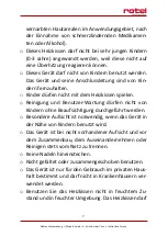 Preview for 7 page of Rotel HEATINGPAD510CH1 Instructions For Use Manual