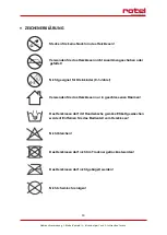 Preview for 10 page of Rotel HEATINGPAD510CH1 Instructions For Use Manual