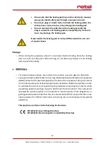 Preview for 37 page of Rotel HEATINGPAD510CH1 Instructions For Use Manual