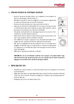 Preview for 22 page of Rotel IronStation 945CH1 Instructions For Use Manual