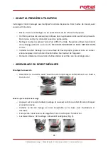 Preview for 28 page of Rotel KITCHENMACHINE4473CH Instructions For Use Manual