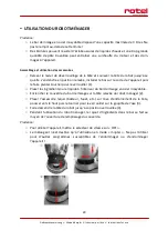 Preview for 29 page of Rotel KITCHENMACHINE4473CH Instructions For Use Manual