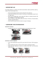 Preview for 57 page of Rotel KITCHENMACHINE4473CH Instructions For Use Manual