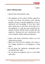 Preview for 15 page of Rotel RAPIDMIX Instructions For Use Manual