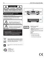 Preview for 2 page of Rotel RCD-1572 Owner'S Manual