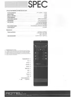 Preview for 4 page of Rotel RCD-820 Owner'S Manual