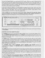 Preview for 4 page of Rotel RD 960BX Owner'S Manual