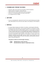 Preview for 29 page of Rotel STEAMIRON916CH1 Instructions For Use Manual