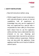 Preview for 25 page of Rotel U1412CH Instructions For Use Manual