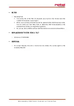 Preview for 23 page of Rotel U747CH1 Instructions For Use Manual