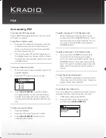 Preview for 26 page of Roth Audio Kradio Instructions Manual