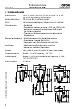 Preview for 6 page of ROTOR 1122.001 Instruction Manual