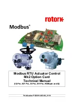 Preview for 1 page of rotork Modbus EH Pro Technical Manual