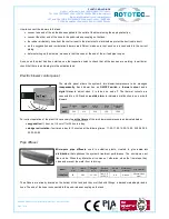 Preview for 7 page of Rototec DEPURO ONE Maintenance Manual