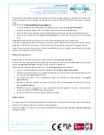 Preview for 9 page of Rototec DEPURO ONE Maintenance Manual