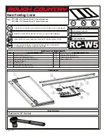 Preview for 1 page of rough country RC-W5 Installation Instructions Manual