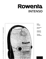 Rowenta Intenso 800 Series Instructions For Use Manual preview