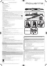 Rowenta Straight & Curl CF7271Q0 Manual preview