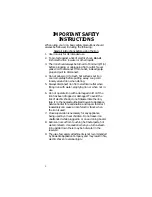 Preview for 2 page of Rowenta Ultra Professional Ultra Profe Instructions For Use Manual