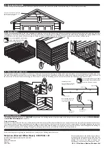 Preview for 5 page of Rowlinson Garden Products Marsden Cabin Assembly Instructions