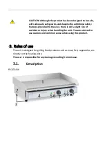 Preview for 20 page of Royal Catering RC-EG001 User Manual