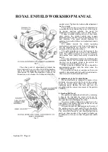 Preview for 25 page of Royal Enfield 350 BULLET 1956 Workshop Maintenance Manual