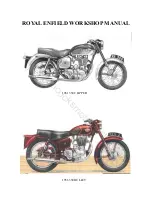 Preview for 31 page of Royal Enfield 350 BULLET 1956 Workshop Maintenance Manual