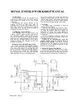 Preview for 33 page of Royal Enfield 350 BULLET 1956 Workshop Maintenance Manual