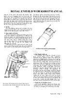 Preview for 48 page of Royal Enfield 350 BULLET 1956 Workshop Maintenance Manual