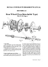 Preview for 58 page of Royal Enfield 350 BULLET 1956 Workshop Maintenance Manual