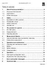 Preview for 2 page of RS PRO 1410-1002 Operating Manual