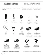 Preview for 4 page of RST Aster Media console SL-MCON-7 Assembly Instructions Manual