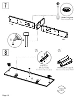 Preview for 10 page of RST Aster Media console SL-MCON-7 Assembly Instructions Manual