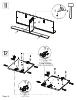 Preview for 12 page of RST Aster Media console SL-MCON-7 Assembly Instructions Manual