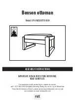 RST Benson OP-AWCLBOTTO-BEN Assembly Instructions Manual preview