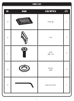 Preview for 2 page of RST CAPRI OP-ALCT4626-CAPRI Assembly Instructions Manual