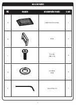 Preview for 6 page of RST CAPRI OP-ALCT4626-CAPRI Assembly Instructions Manual