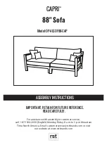 RST CAPRI OP-ALSOF88-CAP Assembly Instructions Manual preview