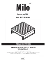 Preview for 1 page of RST Milo OP-PECT4040-MILO Assembly Instructions Manual