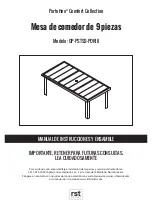 Preview for 5 page of RST Portofino Comfort OP-PSTS9-PORIII Assembly Instructions Manual