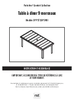 Preview for 9 page of RST Portofino Comfort OP-PSTS9-PORIII Assembly Instructions Manual