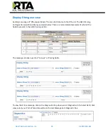 Preview for 31 page of RTA 460BMS Product User Manual