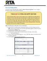 Preview for 44 page of RTA 460BMS Product User Manual