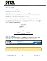 Preview for 46 page of RTA 460BMS Product User Manual