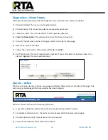 Preview for 50 page of RTA 460BMS Product User Manual