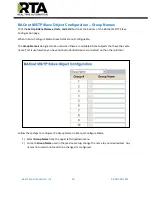 Preview for 25 page of RTA 460BMSTCP-NNA1 Product User Manual