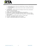 Preview for 75 page of RTA 460BMSTCP-NNA4 Product User Manual