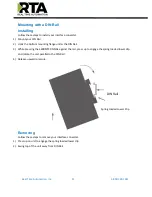 Preview for 11 page of RTA 460BMTCP-NNA1 Product User Manual